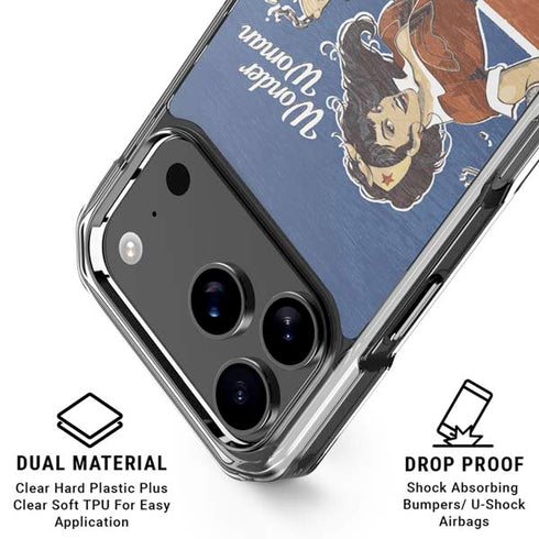 DC Comics Bombshells Wonder Woman Bombshell iPhone 18 Pro Clear Case
