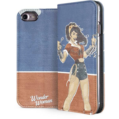 DC Comics Bombshells Wonder Woman Bombshell iPhone 7 Folio Case