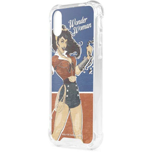 DC Comics Bombshells Wonder Woman Bombshell iPhone XS Clear Case