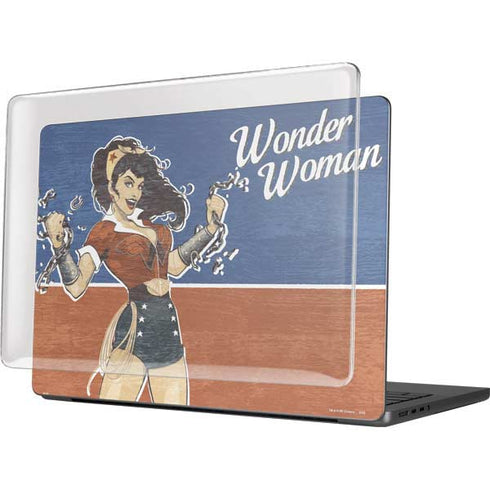 DC Comics Bombshells Wonder Woman Bombshell MacBook Pro 14in (2021-24) Case plus Skin