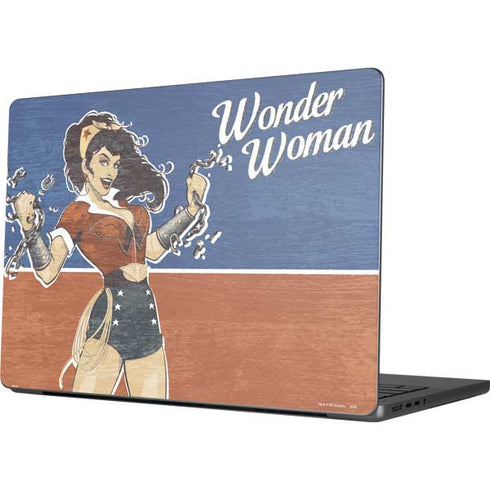 DC Comics Bombshells Wonder Woman Bombshell Apple MacBook Pro 14-inch Skin