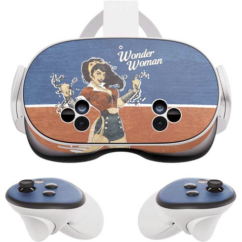 DC Comics Bombshells Wonder Woman Bombshell Meta Quest 3S Skin