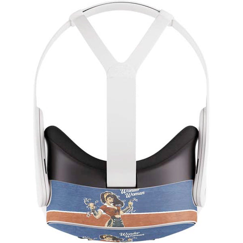 DC Comics Bombshells Wonder Woman Bombshell Meta Quest 3S Skin