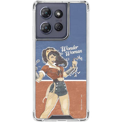 DC Comics Bombshells Wonder Woman Bombshell Moto G Play 5G (2025) Clear Case