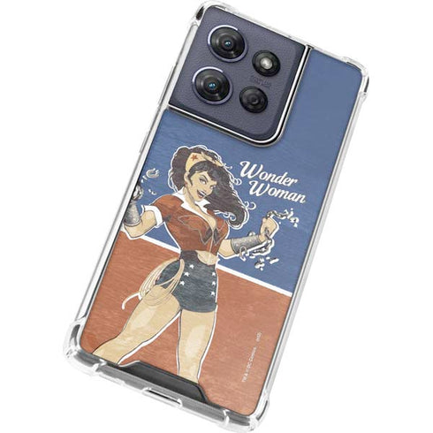 DC Comics Bombshells Wonder Woman Bombshell Moto G Stylus 5G (2025) Clear Case