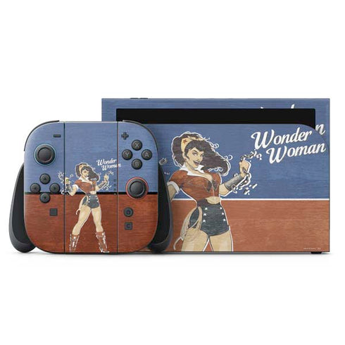 DC Comics Bombshells Wonder Woman Bombshell Nintendo Skins
