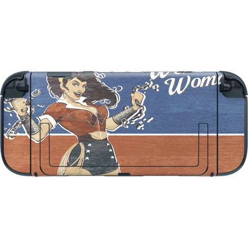 DC Comics Bombshells Wonder Woman Bombshell Nintendo Switch 2 (2025) with Joy-Con Skin