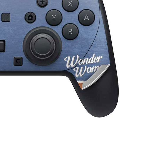 DC Comics Bombshells Wonder Woman Bombshell Nintendo Switch 2 (2025) Pro Controller Skin
