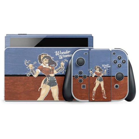 DC Comics Bombshells Wonder Woman Bombshell Nintendo Skins