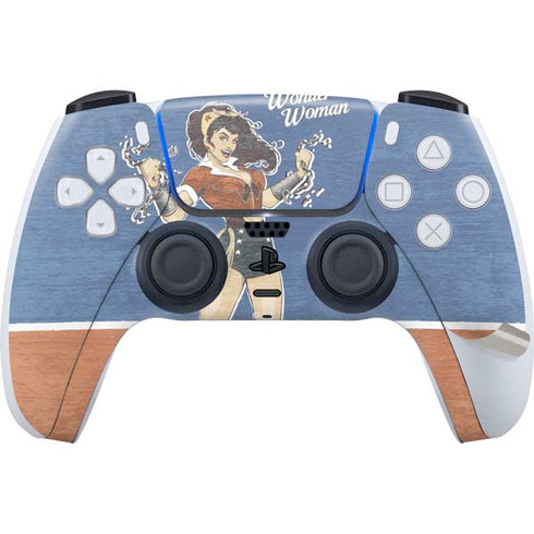 DC Comics Bombshells Wonder Woman Bombshell PS5 Pro Disk Bundle Skin