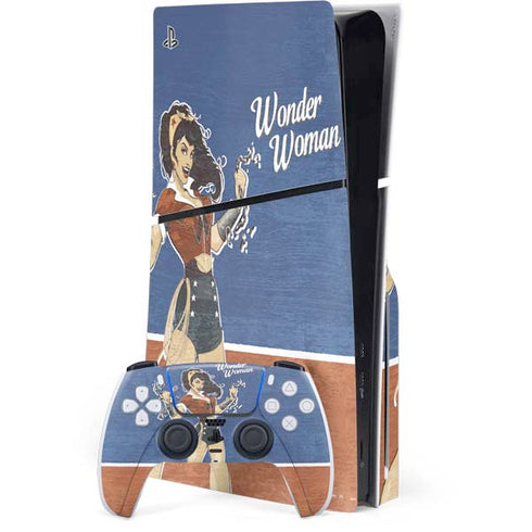 DC Comics Bombshells Wonder Woman Bombshell PlayStation PS5 Skins