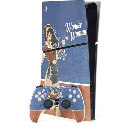 DC Comics Bombshells Wonder Woman Bombshell PlayStation PS5 Skins