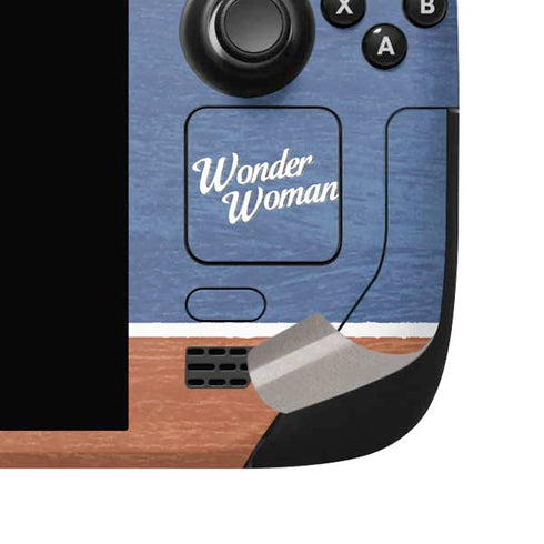 DC Comics Bombshells Wonder Woman Bombshell Steam Deck Handheld Gaming Computer OLED Skin