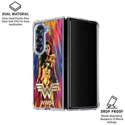 Wonder Woman 1984 (2020) WW 84 Teaser Poster Galaxy Z Fold6 Clear Case