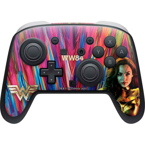 Wonder Woman 1984 (2020) WW 84 Teaser Poster Nintendo Switch 2 (2025) Pro Controller Skin