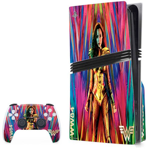 Wonder Woman 1984 (2020) WW 84 Teaser Poster PS5 Pro Disk Bundle Skin