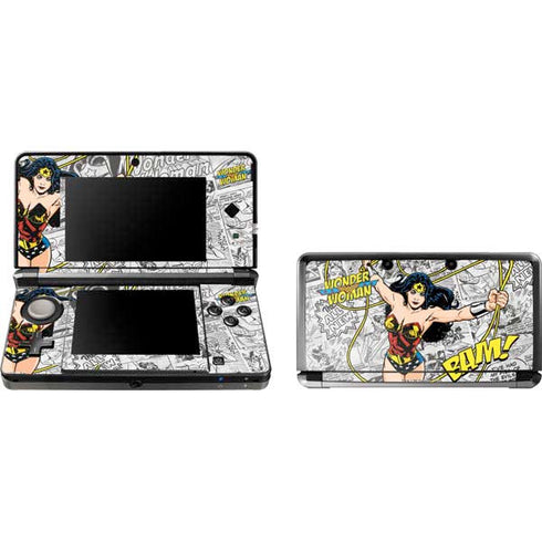 DC Comics Wonder Woman Classic Action Pose Nintendo Skins