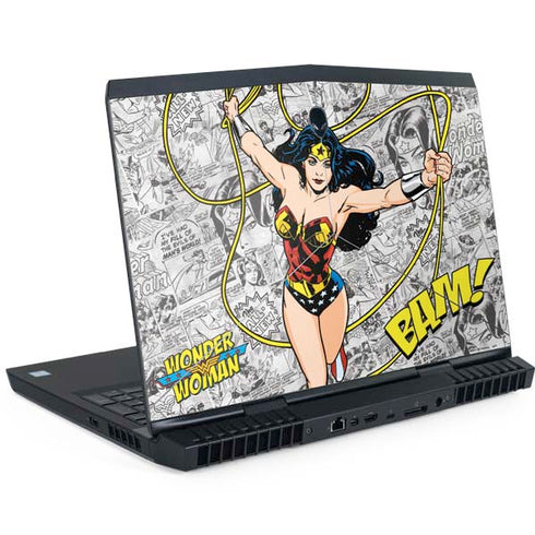 DC Comics Wonder Woman Classic Action Pose Dell Alienware Skin