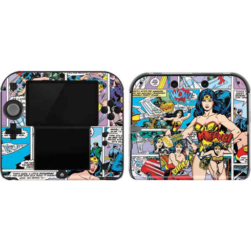 DC Comics Wonder Woman Comic Blast Nintendo Skins