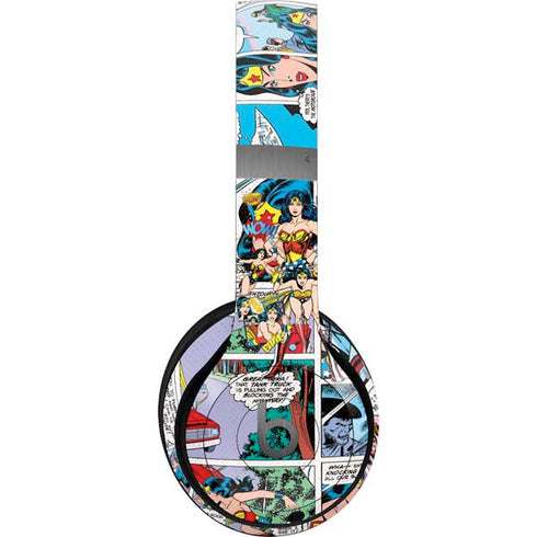 DC Comics Wonder Woman Comic Blast Beats Solo 4 Wireless Headphones Skin