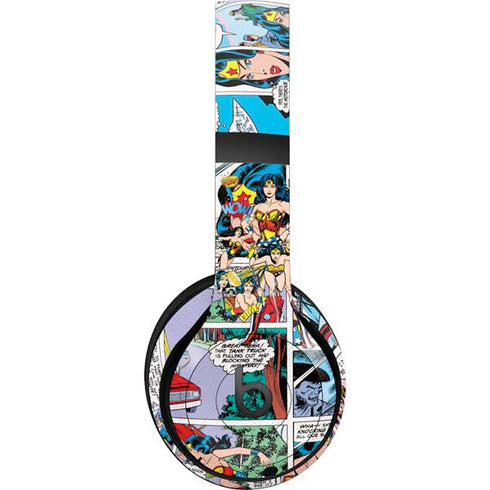 DC Comics Wonder Woman Comic Blast Beats Studio Pro Wireless Headphones Skin