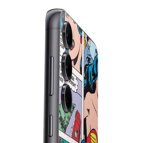 DC Comics Wonder Woman Comic Blast Galaxy A16 5G Skin