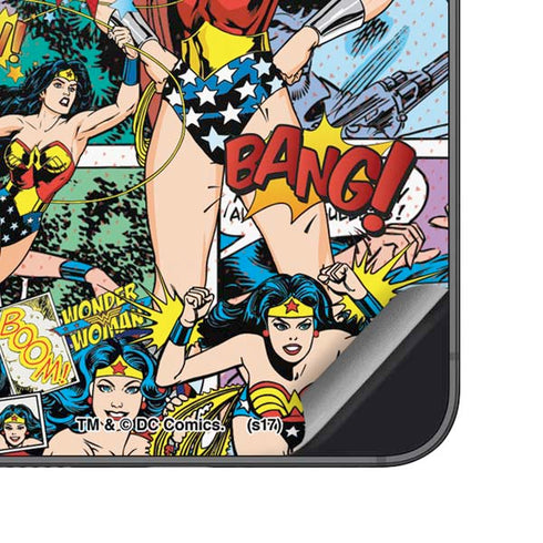 DC Comics Wonder Woman Comic Blast Galaxy A16 5G Skin
