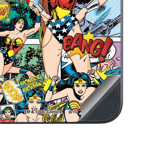 DC Comics Wonder Woman Comic Blast Galaxy A54 5G Skin