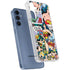 DC Comics Wonder Woman Comic Blast Galaxy A55 5G Clear Case