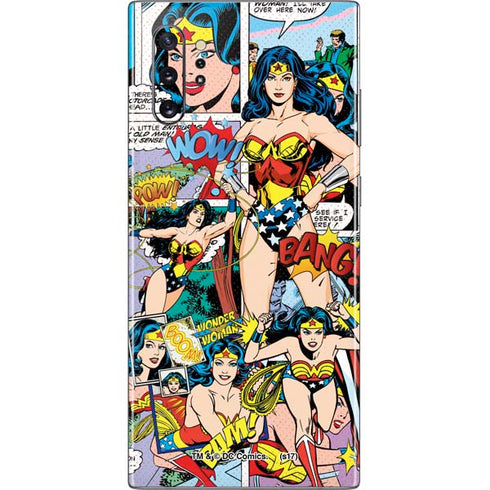 DC Comics Wonder Woman Comic Blast Galaxy Note 10 Plus Skin