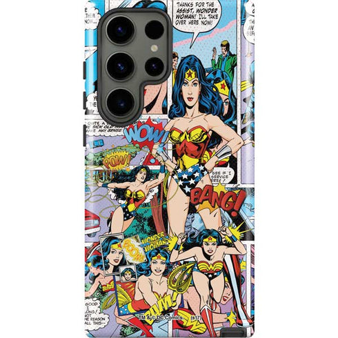 DC Comics Wonder Woman Comic Blast Galaxy S23 Ultra Pro Case