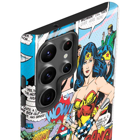 DC Comics Wonder Woman Comic Blast Galaxy S23 Ultra Pro Case