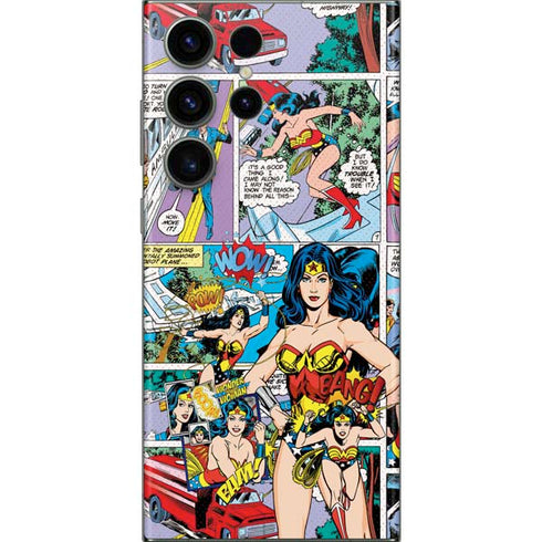 DC Comics Wonder Woman Comic Blast Galaxy Skins