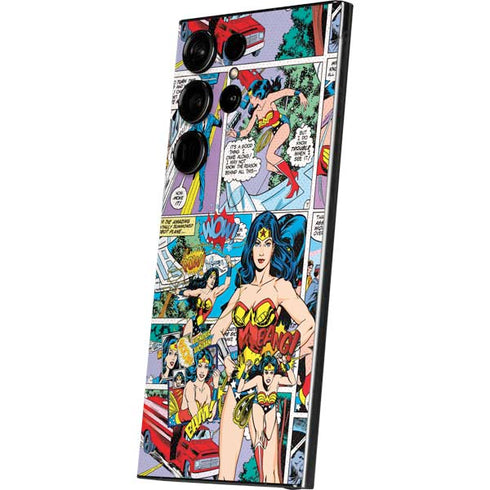 DC Comics Wonder Woman Comic Blast Galaxy S24 Ultra Skin