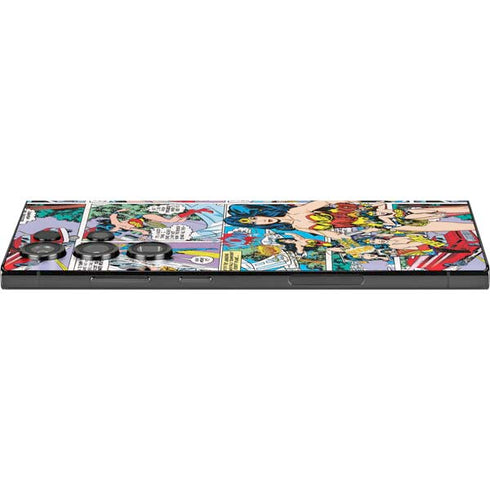 DC Comics Wonder Woman Comic Blast Galaxy S25 Ultra Skin