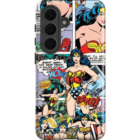 DC Comics Wonder Woman Comic Blast Galaxy S26 Plus Impact Case