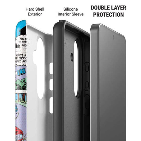 DC Comics Wonder Woman Comic Blast Galaxy S26 Plus Impact Case