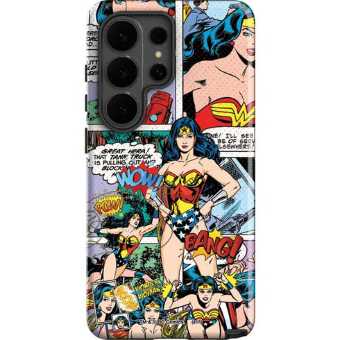 DC Comics Wonder Woman Comic Blast Galaxy S26 Ultra Impact Case