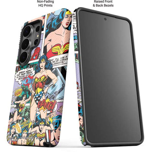 DC Comics Wonder Woman Comic Blast Galaxy S26 Ultra Impact Case