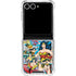 DC Comics Wonder Woman Comic Blast Galaxy Z Flip7 Clear Case