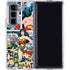 DC Comics Wonder Woman Comic Blast Galaxy Z Fold5 5G Clear Case
