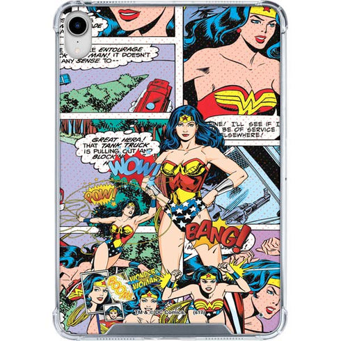 DC Comics Wonder Woman Comic Blast iPad 11th Gen (2025) Clear Case