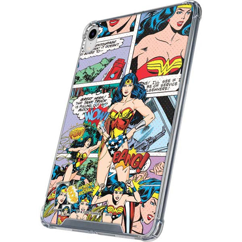 DC Comics Wonder Woman Comic Blast iPad 11th Gen (2025) Clear Case