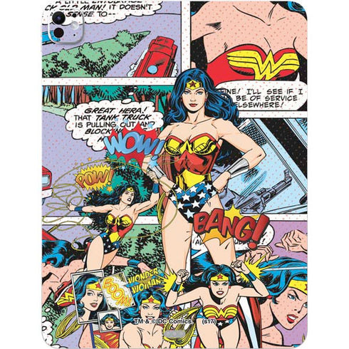 DC Comics Wonder Woman Comic Blast iPad Pro 13in M4 (2024) Skin