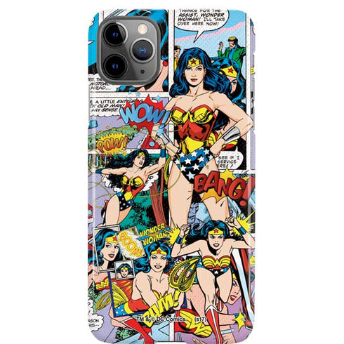 DC Comics Wonder Woman Comic Blast iPhone Cases