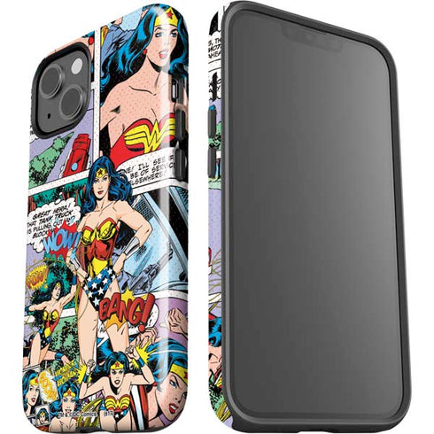 DC Comics Wonder Woman Comic Blast iPhone 15 Impact Case