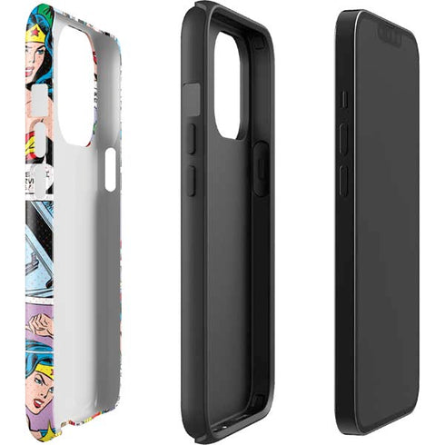 DC Comics Wonder Woman Comic Blast iPhone 15 Pro Impact Case