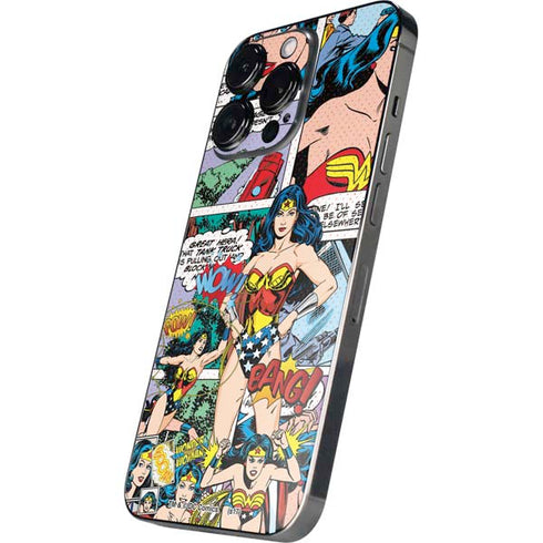 DC Comics Wonder Woman Comic Blast iPhone 15 Pro Max Skin