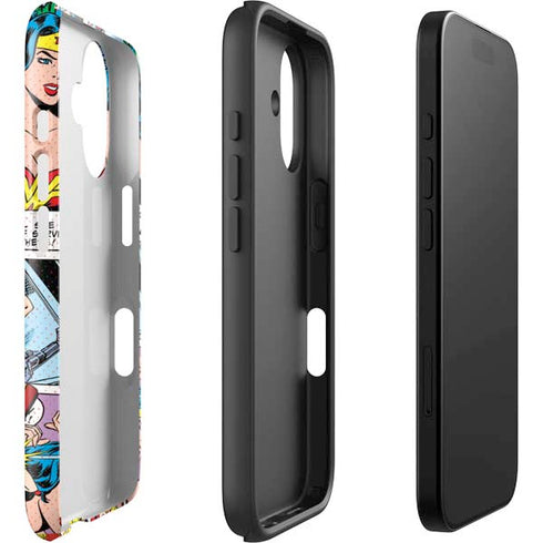 DC Comics Wonder Woman Comic Blast iPhone 16 Plus Impact Case