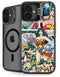 DC Comics Wonder Woman Comic Blast iPhone 16 Plus Kickstand Case